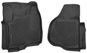 Husky Liners 12-13 F-250/F-350/F-450 Super Duty X-Act Contour Black Front Floor Liners