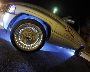 Oracle LED Illuminated Wheel Rings - White