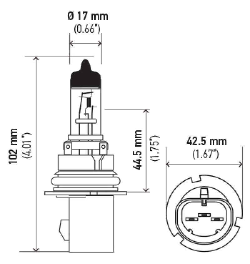 HELLA 12V/55W Halogen Standard Bulb H7 