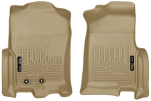 Husky Liners 2015 Ford Expedition/Lincoln Navigator WeatherBeater Front Tan Floor Liners