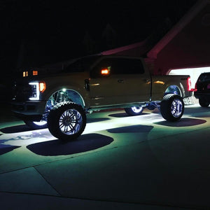 Oracle LED Illuminated Wheel Rings - White