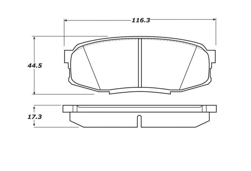 StopTech 07-17 Toyota Tundra Street Performance Rear Brake Pads