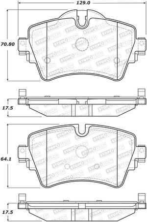 StopTech Street Brake Pads - Front