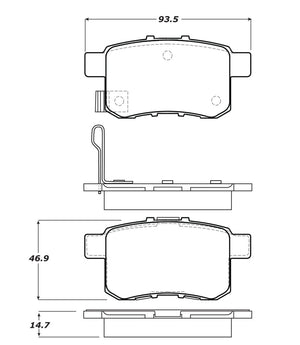 StopTech Performance Touring Brake Pads